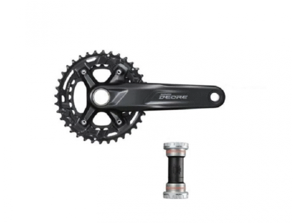 bỘ ĐÙi ĐĨa shimano deore m4100 26/36t, 170mm, cÓ trỤc giỮa